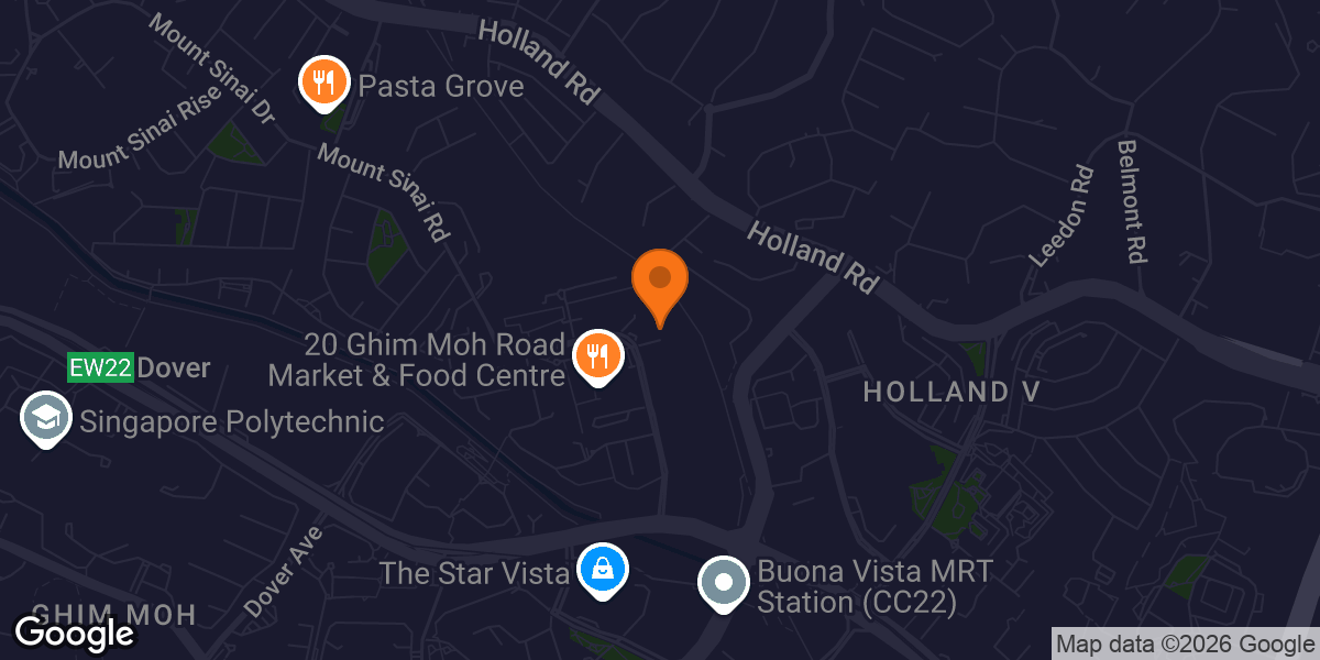 Map showing 24/7 FITNESS Ulu Pandan CC