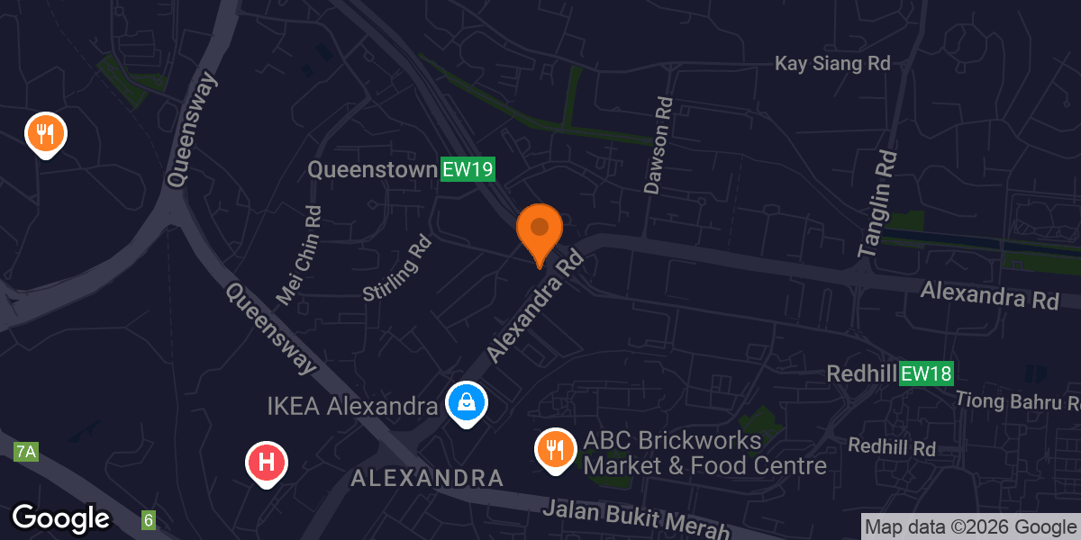 Map showing Anytime Fitness Alexis