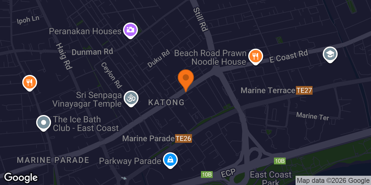 Map showing Anytime Fitness Katong