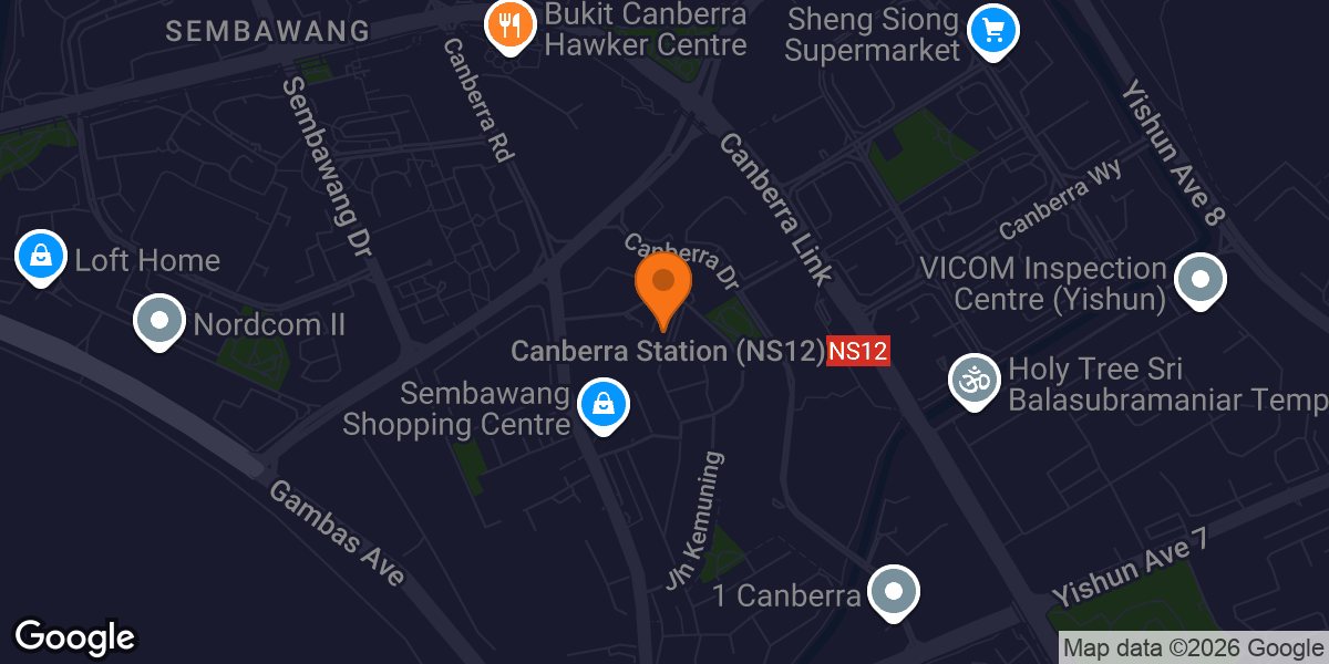 Map showing BBF GYM