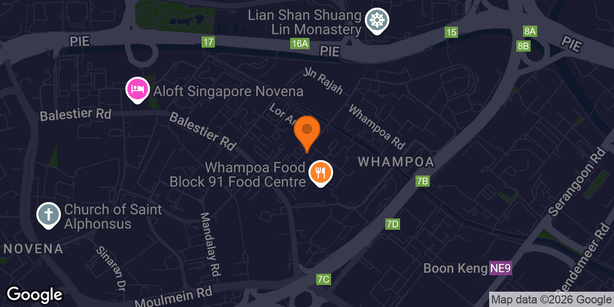 Map showing BFT Balestier