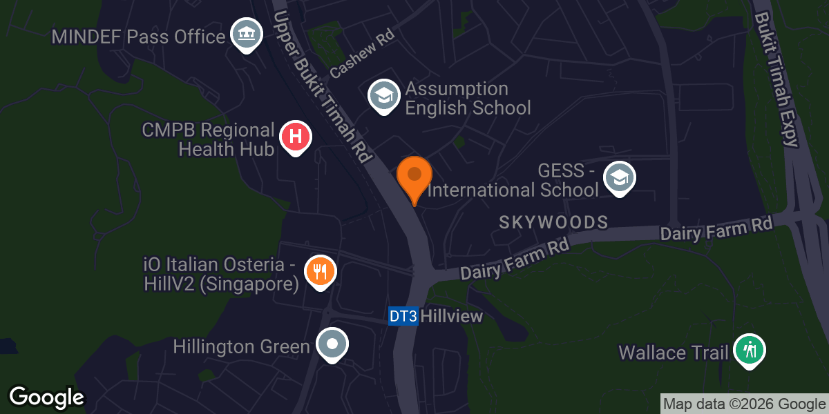 Map showing Dairy Farm Park Connector Fitness Station