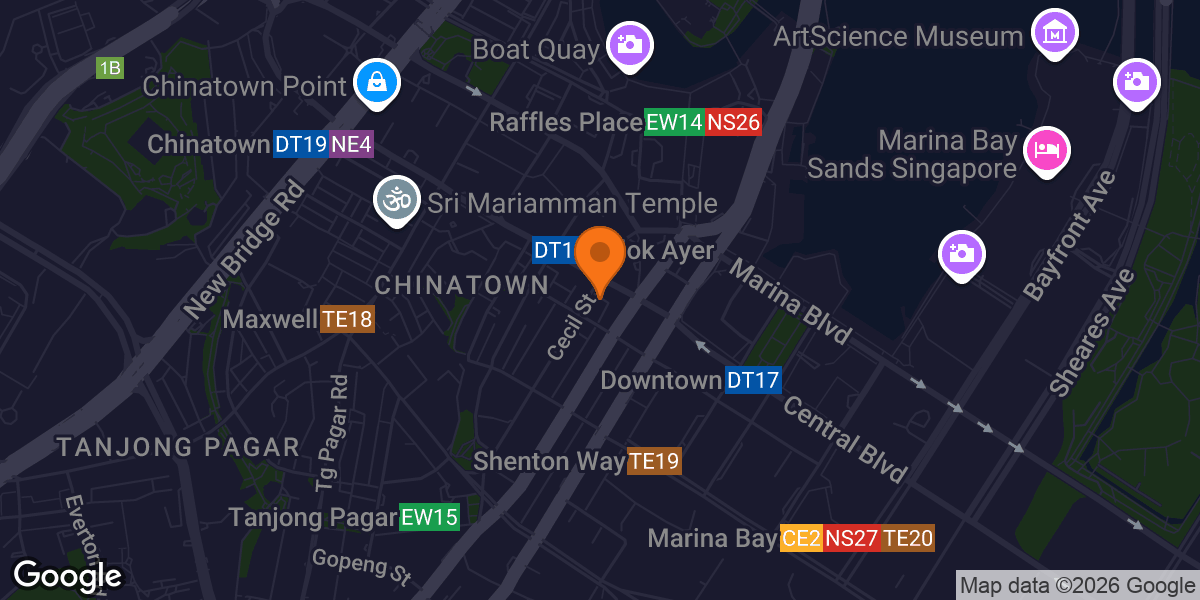 Map showing ELVTE