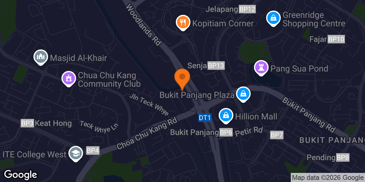 Map showing Fitness First @ Junction 10