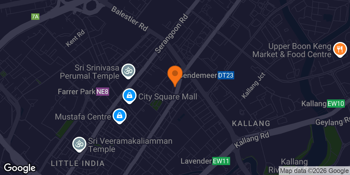 Map showing Ghetto Fitness
