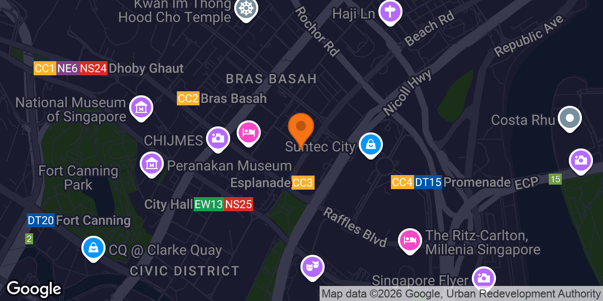 Map showing GoFit City Hall