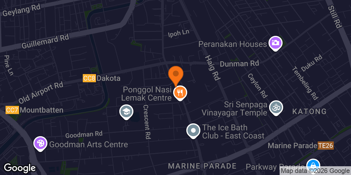 Map showing Higher Performance SG