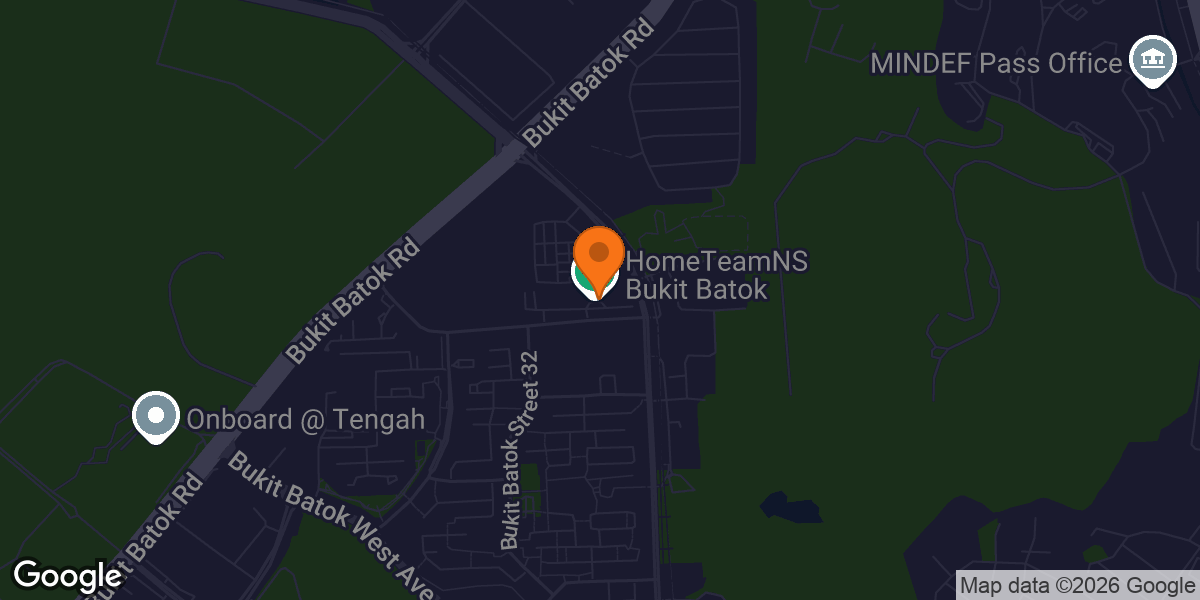 Map showing HomeTeamNS Fitness Workz Bukit Batok