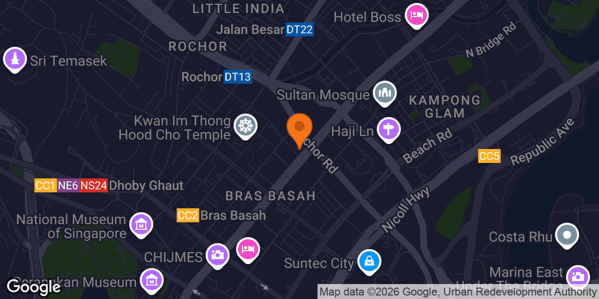 Map showing One Wellness Fitness Club