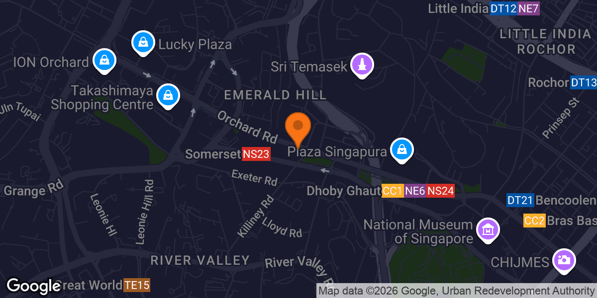 Map showing SUMHIIT Orchardgateway