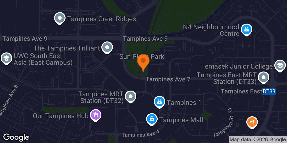 Map showing The Gym Pod
