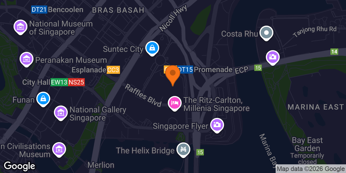 Map showing True Fitness